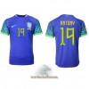 Officiële Voetbalshirt Brazilië Antony 19 Uit WK 2022 - Heren